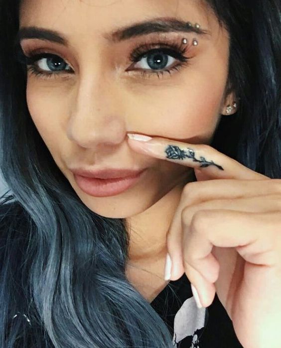 Eyebrow piercing